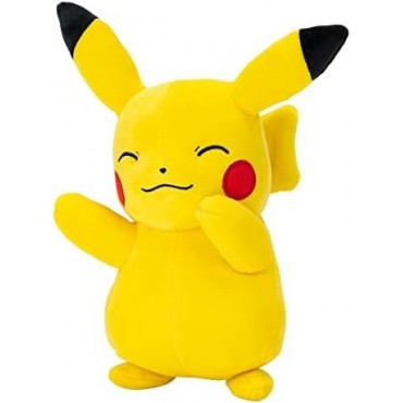 Peluche Pikachu Ojos Cerrados Pokémon 20 cms