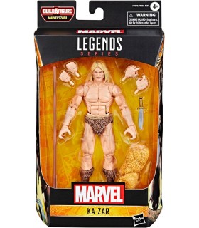 Figura Ka-Zar Marvel Legends Build-A-Figura Articulada 15 cms