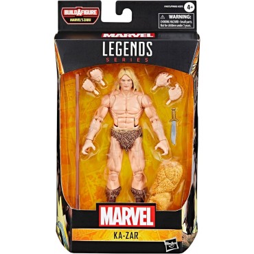 Figura Ka-Zar Marvel Legends Build-A-Figura Articulada 15 cms