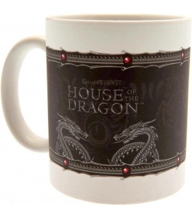 Taza Silver Dragon La Casa Del Dragón Juego De Tronos Cerámica 320 mls