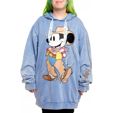 Sudadera Unisex Con Capucha Mickey Mouse Vaquero Disney Western M 