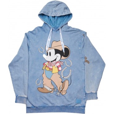 Sudadera Unisex Con Capucha Mickey Mouse Vaquero Disney Western L