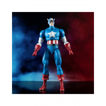 Figura Capitán América Clásico Marvel Select Articulada 18 cms
