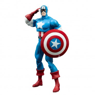 Figura Capitán América Clásico Marvel Select Articulada 18 cms