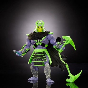 Figura Skeletor MOTU X TMNT Turtles Of Grayskull Masters Of The Universe Teenage Mutant Ninja Turtles Articulada 14 cms