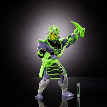 Figura Skeletor MOTU X TMNT Turtles Of Grayskull Masters Of The Universe Teenage Mutant Ninja Turtles Articulada 14 cms
