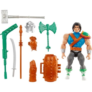 Figura Casey Jones MOTU X TMNT Turtles Of Grayskull Masters Of The Universe Teenage Mutant Ninja Turtles Articulada 14 cms