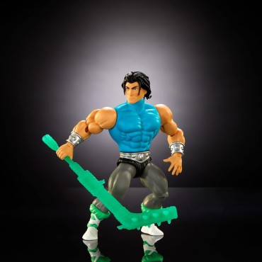 Figura Casey Jones MOTU X TMNT Turtles Of Grayskull Masters Of The Universe Teenage Mutant Ninja Turtles Articulada 14 cms