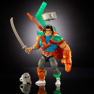 Figura Casey Jones MOTU X TMNT Turtles Of Grayskull Masters Of The Universe Teenage Mutant Ninja Turtles Articulada 14 cms