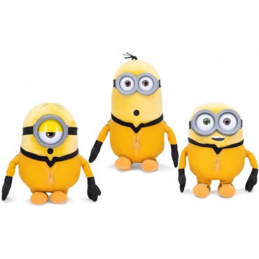 Peluche Stuart, Bob y Kevin Kung Fu Los Minions 30 cms. Envío 1 Peluche Personaje Aleatorio