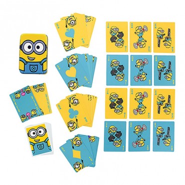 Baraja de Naipes Los Minions Caja Metálica