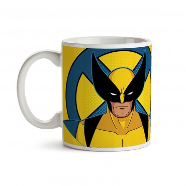 Taza Wolverine Lobezno X-Men Marvel Cerámica 320 mls