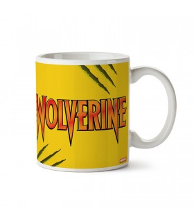 Taza Wolverine Lobezno X-Men Marvel Cerámica 320 mls