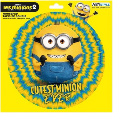 Alfombrilla Ratón Los Minions Cutest Minion Ever Flexible 21 cms