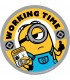 Alfombrilla Ratón Los Minions Working Time Flexible 21 cms