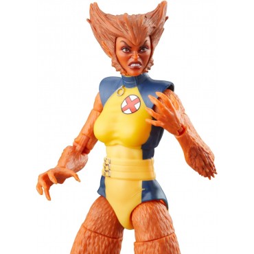 Figura Wolfsbane Marvel Legends Build A Figure Articulada 15 cms
