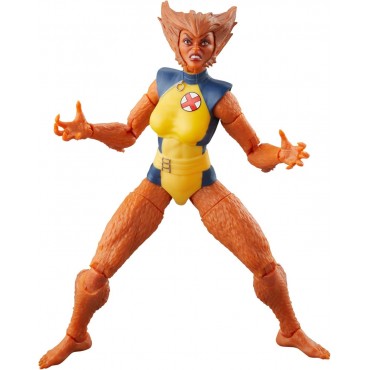 Figura Wolfsbane Marvel Legends Build A Figure Articulada 15 cms
