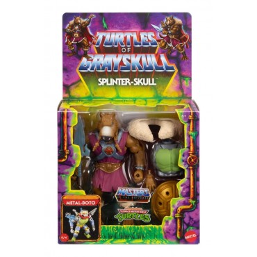 Figura Splinter Skull Turtles Of Grayskull Masters Of The Universe TMNT Articulada 14 cms