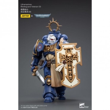 Figura Bladeguard Veteran 03 Space Marine Warhammer 40.000 Articulada 12 cms