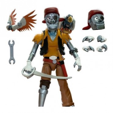 Figura Thundercats Captain Cracker The Robotic Pirate Scoundrel Articulada 18 cms