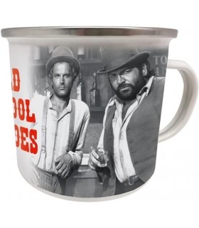 Taza Bud Spencer & Terence Hill Old School Heroes Metálica 330 mls
