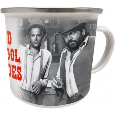Taza Bud Spencer & Terence Hill Old School Heroes Metálica 330 mls