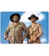 Placa Metálica 3D Bud Spencer & Terence Hill Cielo Azul