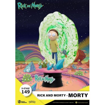 Figura Portal Morty Rick & Morty Diorama 15 cms