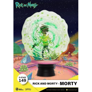 Figura Portal Morty Rick & Morty Diorama 15 cms
