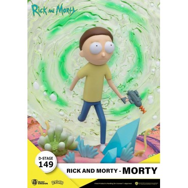 Figura Portal Morty Rick & Morty Diorama 15 cms