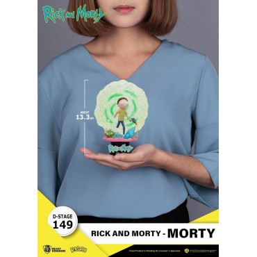 Figura Portal Morty Rick & Morty Diorama 15 cms