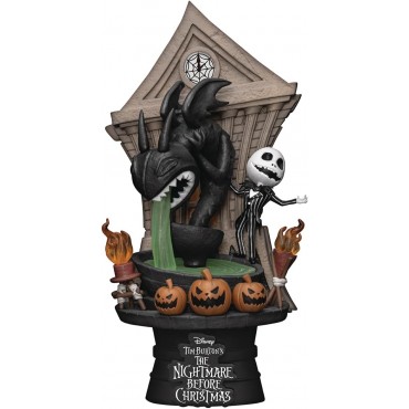 Figura The King Of Halloween Pesadilla Antes De Navidad Disney D Stage Diorama 16 cms