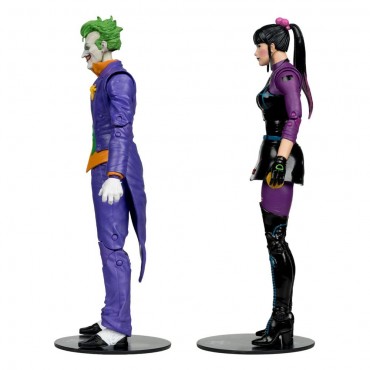 Set Figuras The Joker & Punchline DC Multiverse Articuladas 18 cms