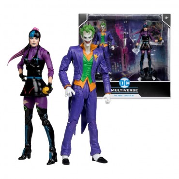 Set Figuras The Joker & Punchline DC Multiverse Articuladas 18 cms