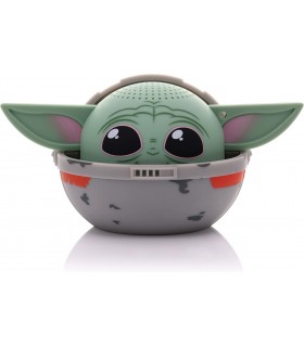 Mini Altavoz Grogu en Carrito Baby Yoda Bitty Boomers Bluetooth 5 cm