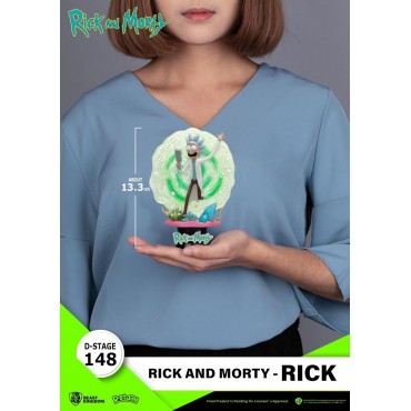 Figura Rick Diorama PVC Rick And Morty D-Stage 148 14 cm