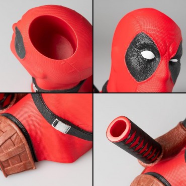 Lapicero 3D Cabeza Deadpool Marvel 18 cms