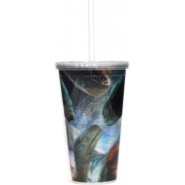 Vaso Lenticular Jurassic World Dominion Biosync 500 mls