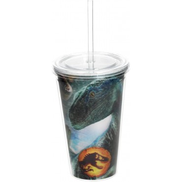 Vaso Lenticular Jurassic World Dominion Biosync 500 mls