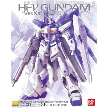 Figura Hi-V Gundam Ver.Ka Mobile Suit RX-93-V2 Kit de Construcción