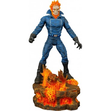 Figura Ghost Rider El Motorista Fantasma Marvel Select Articulada 18 cms