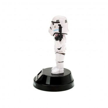 Figura Solar Soldado De Asalto Original Stormtrooper Símbolo Paz 12 cms