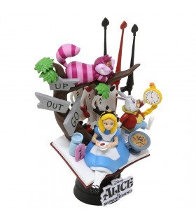 Figura Diorama Alicia En El País De Las Maravillas Disney D-Stage 15 cms