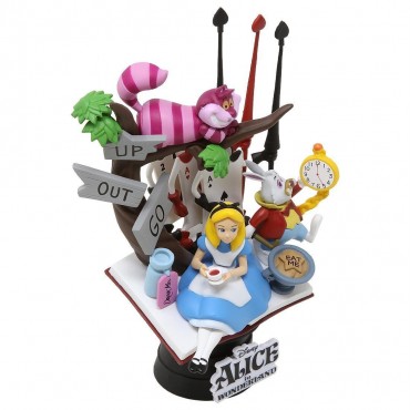 Figura Diorama Alicia En El País De Las Maravillas Disney D-Stage 15 cms