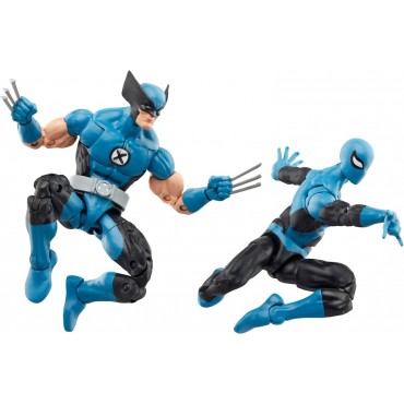 Set Figuras Wolverine & Spider-Man Fantastic Four Marvel Legends Los Cuatro Fantásticos Articuladas 15 cms