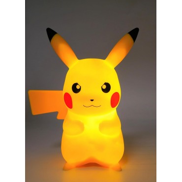 Lámpara Pikachu LED Con Mando A Distancia Pokémon 25 cms