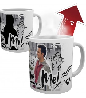 Taza Térmica You Love Me! Friends Cerámica 320 mls