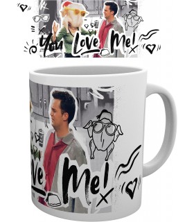 Taza Térmica You Love Me! Friends Cerámica 320 mls