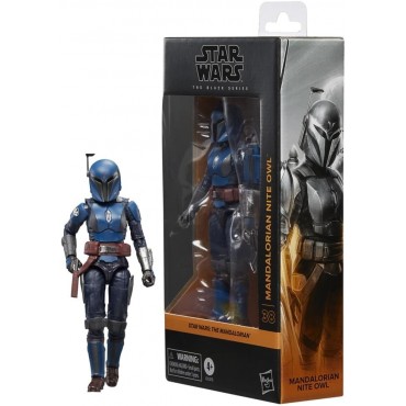 Figura Mandalorian Nite Owl Star Wars The Mandalorian Black Series Articulada 15 cms