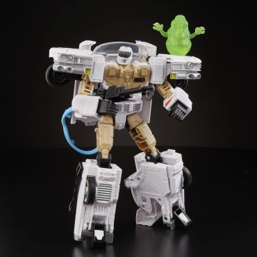 Figura Electotron Ecto 1 Transformers X Ghostbusters Cazafantasmas Articulada 15 cms
